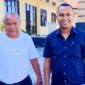 Lambertus Mali, Didampingi Penasehat Hukum, Mengecek Kasus Dugaan Pemalsuan Tandatangan Oleh Kepala Sekolah SDK Manumuti. (Foto-red)