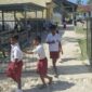 Siswa- Siswi SDK Kabukalaran, Yang Mengaku Tidak Ada Pelayanan MBG, Usai Dugaan Keracunan. (Foto-red)
