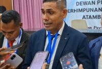 Kuasa Hukum Penggugat Melkianus Conterius Seran S.H.,MH.,C.Me, Menang Perkara Sengketa Tanah di Kecamatan Raimanuk. (Foto-red)